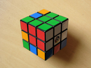 Unsolved Rubik's Cube